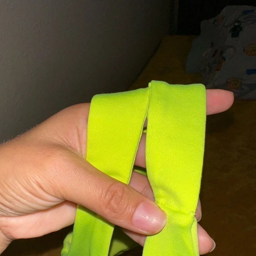lululemon athletica Neon Yellow Sports Bra
